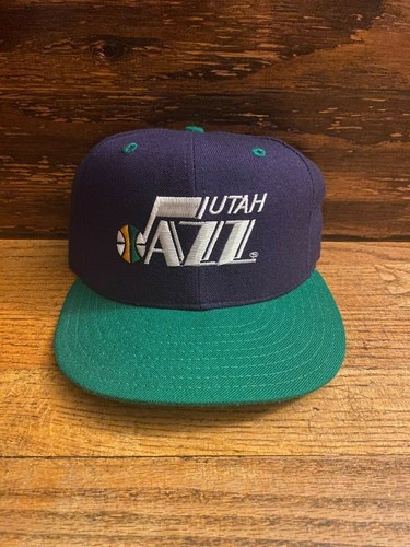 Vintage Utah Jazz Fitted Hat New Era 