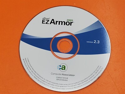       eTrust EZ Armor 2005 Version 2.3 Computer Associates Disc Only 