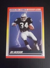1990 Score #330 Bo Jackson Ground Force    