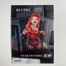 Abadon 2022 Upper Deck AEW Allure Star Futures Card # 131 $1.00 Shipping