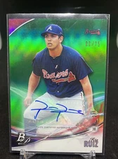 2016 Bowman Platinum Green Refractor #TPA-RR Rio Ruiz Auto #08/75