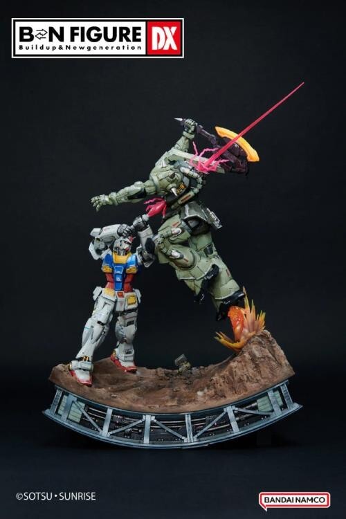 Gundam BN Figure DX Series RX-78-2 Gundam Vs. MS-06S Zaku II Gundam BN Figure DX Series RX-78-2 Gundam Vs. MS-06S Zaku II