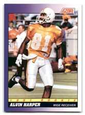 Alvin Harper 1991 Score #589 Dallas Cowboys FOOTBALL