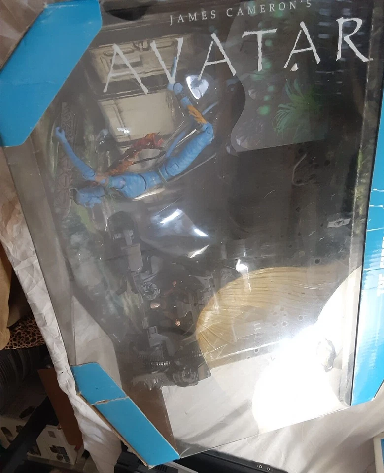 Avatar The Final Battle Jake Sully vs Coronel Miles Quaritch 2010, caja rugosa Foto 2 de 4