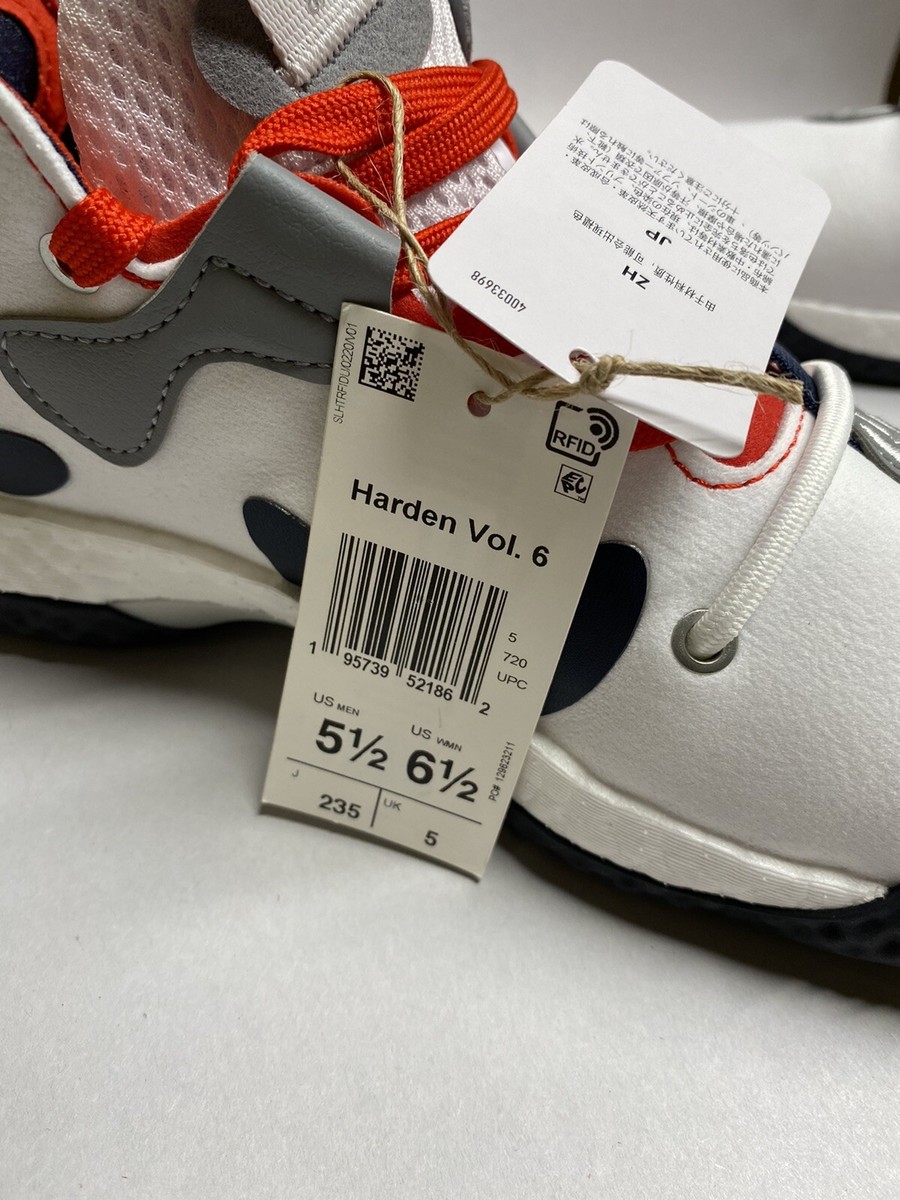 ADIDAS HARDEN VOL. 6 Cloud White Vivid Red Legend Ink GV9081  display picture 3