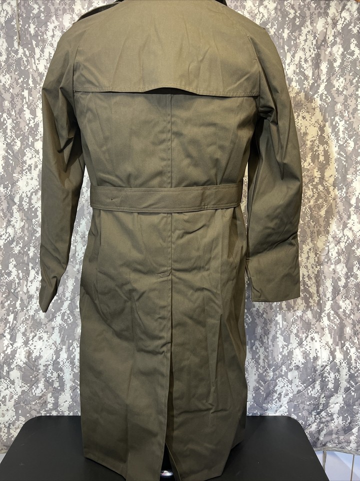 Men’s Coat All Weather Army Green Service Uniform AGSU Trench Coat 42