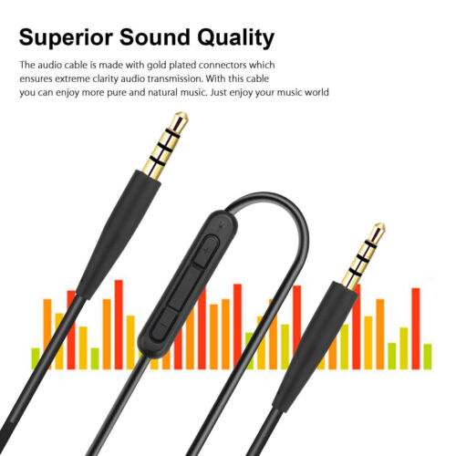 Replacement Audio Cord Cable for Bose Soundtrue/Soundlink Bose OE 2 Headphones - Picture 3 of 9