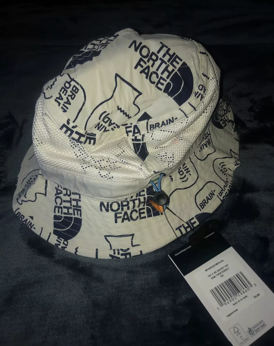 The North Face × Brain Dead X TNF Bucket Hat vintage white f/w 20