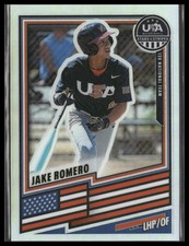 2026 Panini Stars & Stripes Prizm USA Baseball #92 Jake Romero Silver (i20531)