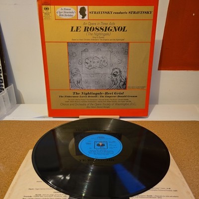 Igor Stravinsky - Le Rossignol (An Opera In Three Acts) (VINYL) CBS72041 NM