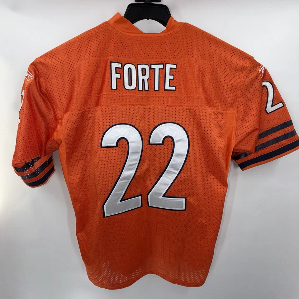 Camiseta deportiva Reebok NFL Chicago Bears 22 Matt Forte OnField naranja talla 54 para hombre XL/2XL Foto 2 de 4