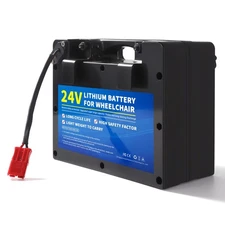 24V 20Ah Rechargeable Battery for Electric Wheelchair Replacement – Free Sipping