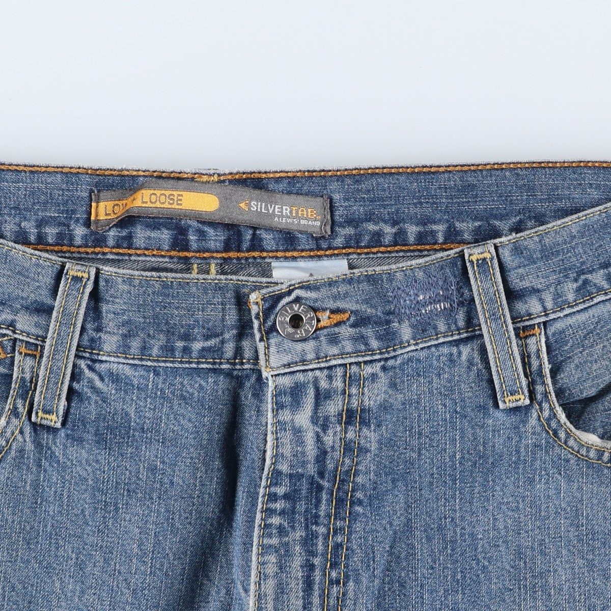 Vintage 2000'S Levi's Silver Tab Low+Loose Straight Denim Pants Men's Size W37 thumbnail 8