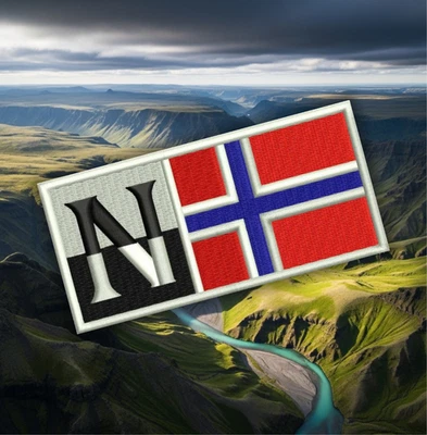 HECHO A MANO Napapijri toppa ricamata gesticker patch parche bordado 6cm (compatible product)