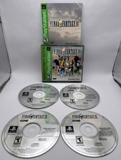 Final Fantasy IX Nine Sony PlayStation 1 PS1 CIB 4 Discs Manual Complete- Tested