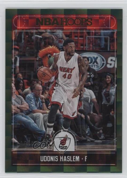 2017-18 Panini NBA Hoops Green /99 Udonis Haslem #72 1f7d