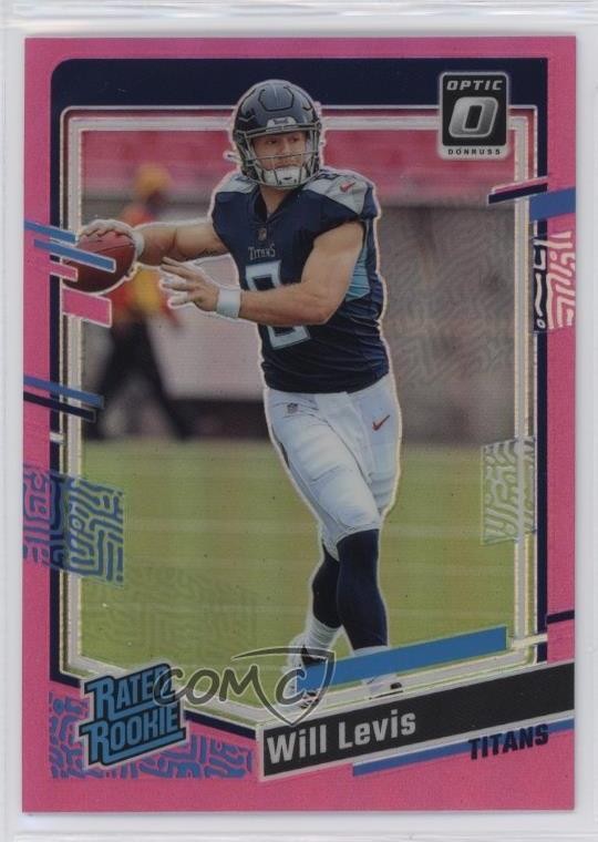 2023 Panini Donruss Optic Rated Rookie Pink Prizm Will Levis #298 12g7