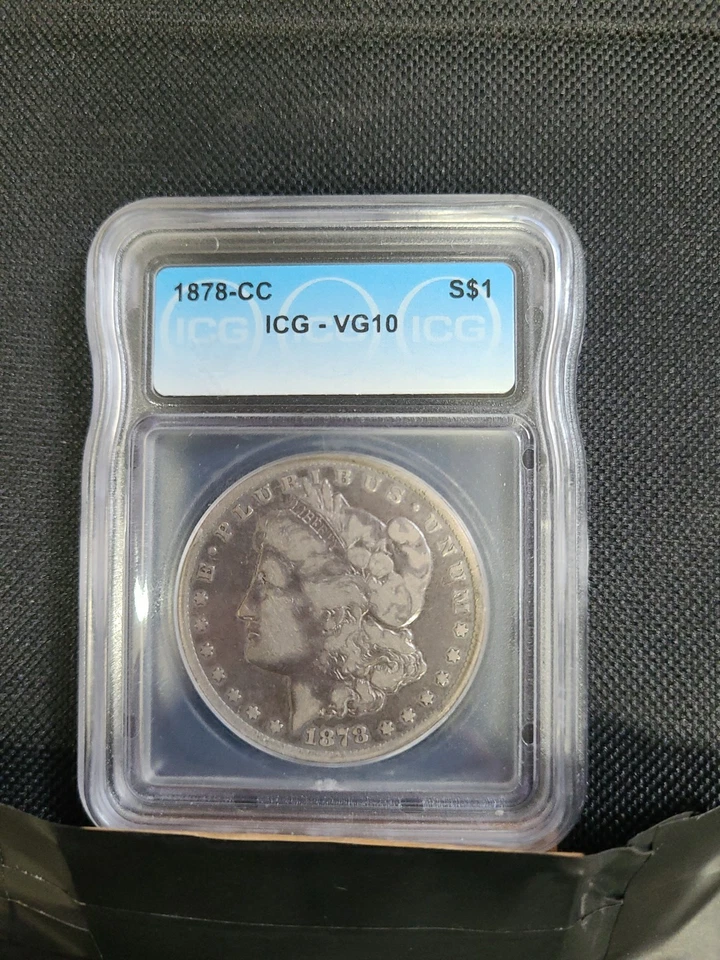 1878-CC IGC VG10 MORGAN SILVER DOLLAR CARSON CITY - Image 4 of 4