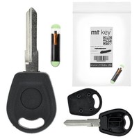 Auto SchlüSsel Rohling + Transponder Passt FüR Audi B3 Coupe S2 Cabrio 95-97