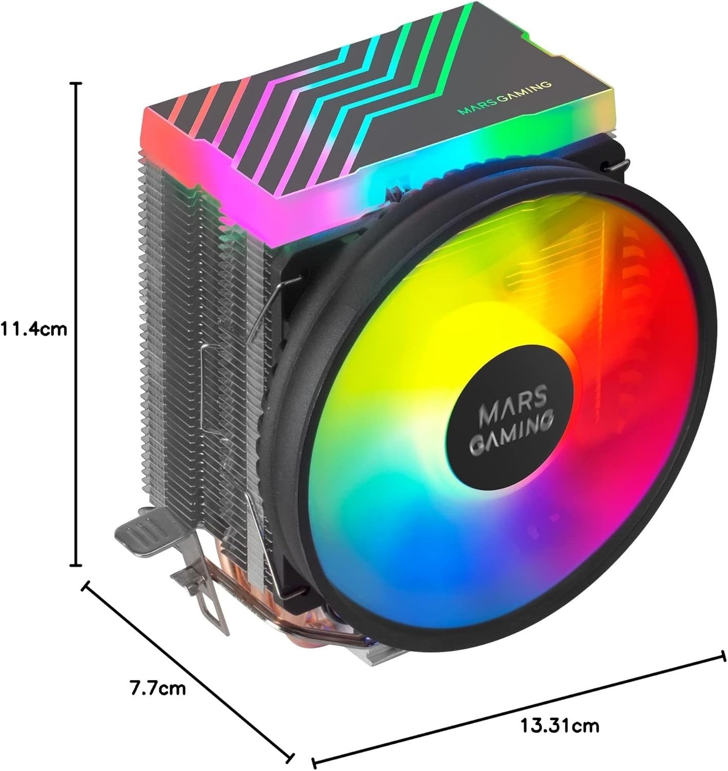 Ventirad dual FRGB MCPU33 refroidissement CPU 140W TDP silencieux