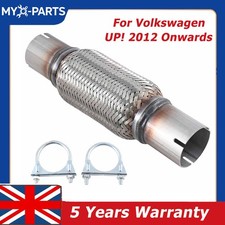 Exhaust Repair Flex Replacement Pipe Flexi Fits For Volkswagen UP! 2012 Onwards