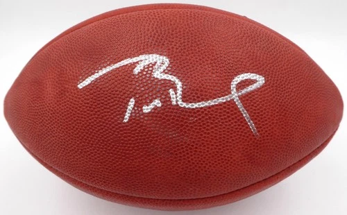 Tom Brady Signed SB LI NFL Leather Football Patriots TriStar Holo #7778621