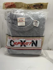 VINTAGE CXN SPORT MENS 2PC THERMAL UNDERWEAR SET MEDIUM 34-36.