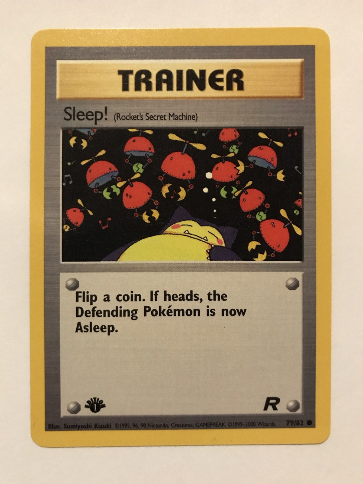 SLEEP! - 79/82 - 1st Edition Team Rocket - Common - Pokemon Card - NM