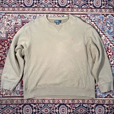 Vintage 90s Polo Ralph Lauren Green Sweatshirt V Stitch Size XXL Vtg