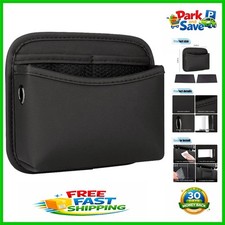 Luxury Leather Car Seat Side Organizer - Portable Console Storage for Essentials