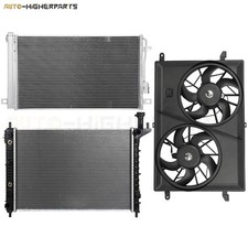 For 2009-2017 Chevrolet Traverse Electric Radiator Condenser Cooling Fan Kit
