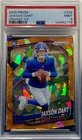 2025 Prizm Jaxson Dart Rookie Card #332 ORANGE ICE Prizm 🟠PSA 9🟠 RC Low Pop!