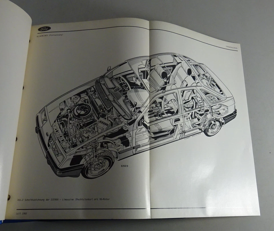 Manuale Officina/Manuale Officina Ford Sierra '82 Stand 1982 - 1987 - Immagine 3 di 4