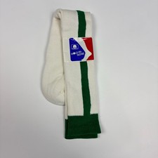 Vintage 80s Hole In One Stirrup Tube Socks NWT   Kelly Green Baseball