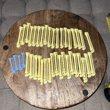 VTG Perm Rods 40 Lot -36 Swing Arm Rod 3 Long Yellow Retro Style 4 Blue 2