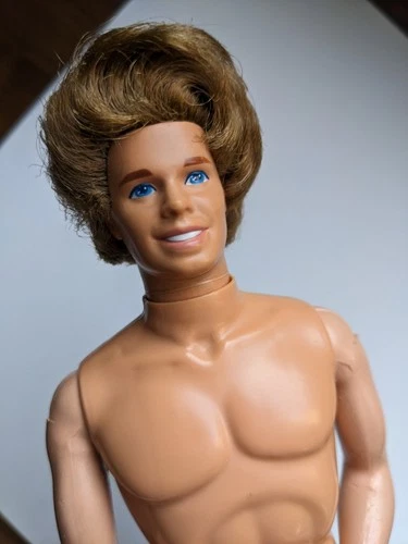 Vintage Ken Doll Mattel  1990 Head Twist  Turn Rooted Hair