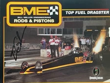 VRHTF NHRA VINTAGE SIGNED BY TIM GIBSON BME TOP FUEL DRAGSTER HAND OUT