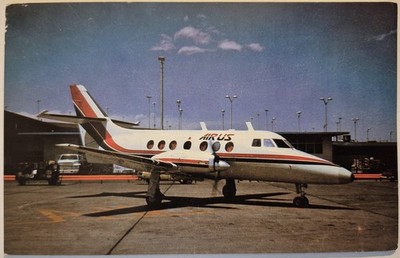 Vintage Postcard Air US Handley Page Jetstream Jet Airplane  AA117