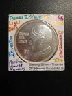Rare Silver Coin - American Inventor Thomas Edison   - 26.6 grams