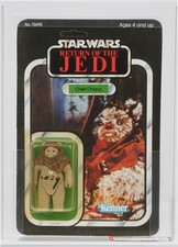 Star Wars 1983 Vintage Kenner ROTJ 65 Back A Chief Chirpa MOC AFA 80