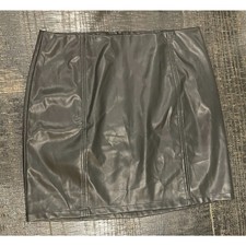 Mangopop faux leather mini skirt