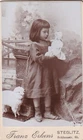 CDV - Child with Toy - Steglitz around 1900