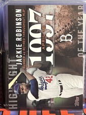 2015  Topps Update Highlight of the Year #H-83 Jackie Robinson Dodgers B43