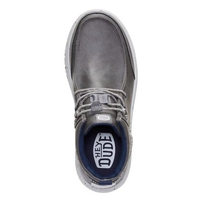 Hey Dude Bradley Chukka Classic Boots Grey Men
