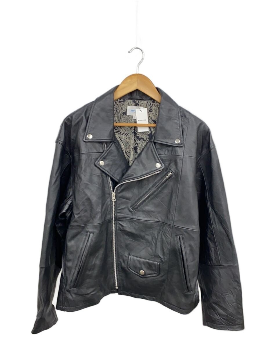 Yoused Double Riders Jacket/2/Sheep Leather/Blk/Plain 3479