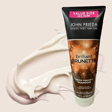 John Frieda Brilliant Brunette Color Vibrancy Moisturizing Shampoo Size 10.1 Oz