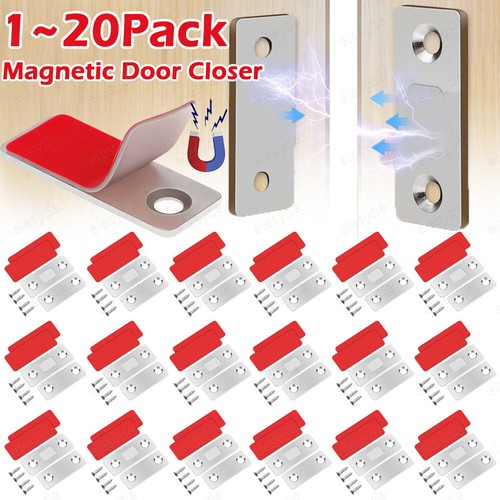 Strong Magnetic Door Closer Cabinet Catch Latch Cupboard Ultra Thin Closures USA