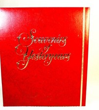 Vintage Hallmark Scrapbook "Souvenirs of Yesteryears" Paper Album / 30 Pages