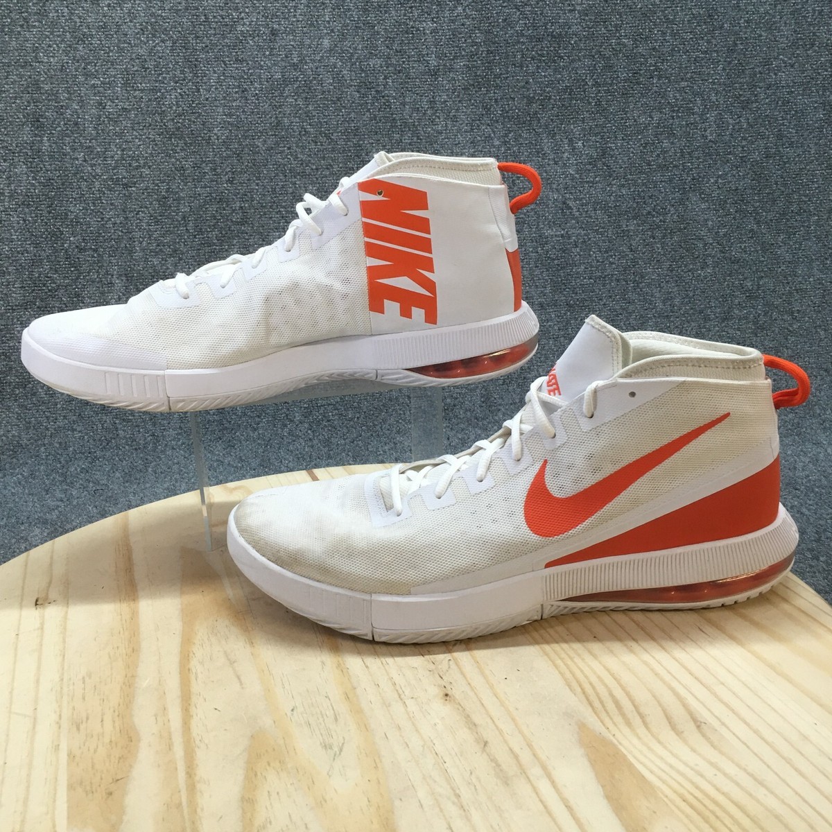 Nike Shoes Mens Air Max Dominate TB Sneaker White Orange Lace