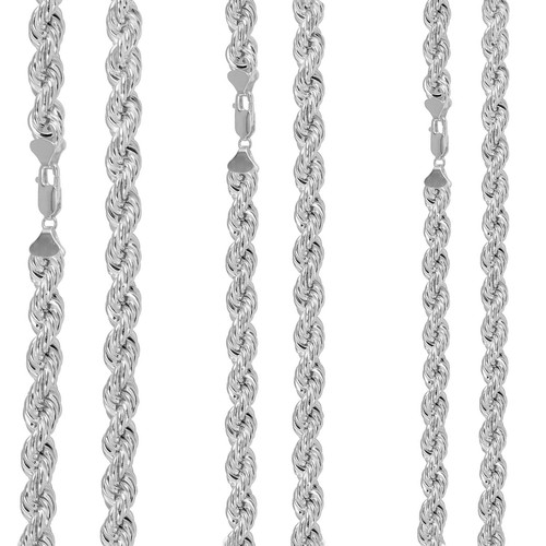 .925 Sterling Silver Rhodium Plated 
